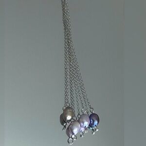 Y Drop Necklace with Pearls